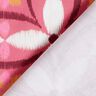 Tkanin dekoracyjna Płótno wygląd dużego haftu – pink/kość słoniowa,  thumbnail number 4