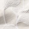 Tkanin dekoracyjna Żakard duży miłorząb – mglisty szary/kość słoniowa,  thumbnail number 5
