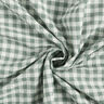 Tkanina bawełniana ze strukturą w kratkę – biel/zieleń trzcinowa,  thumbnail number 4