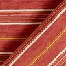 Tkanina bawełniana w nieregularne poprzeczne paski – terakota,  thumbnail number 4