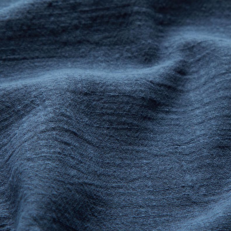 Tkanina bawełniana z efektem lnu – błękit królewski,  image number 2