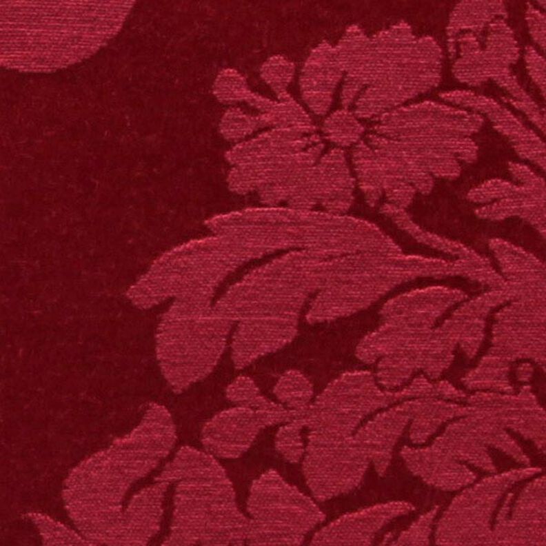 Tkanin dekoracyjna Żakard Damasco 280 cm – czerwień karminowa,  image number 2