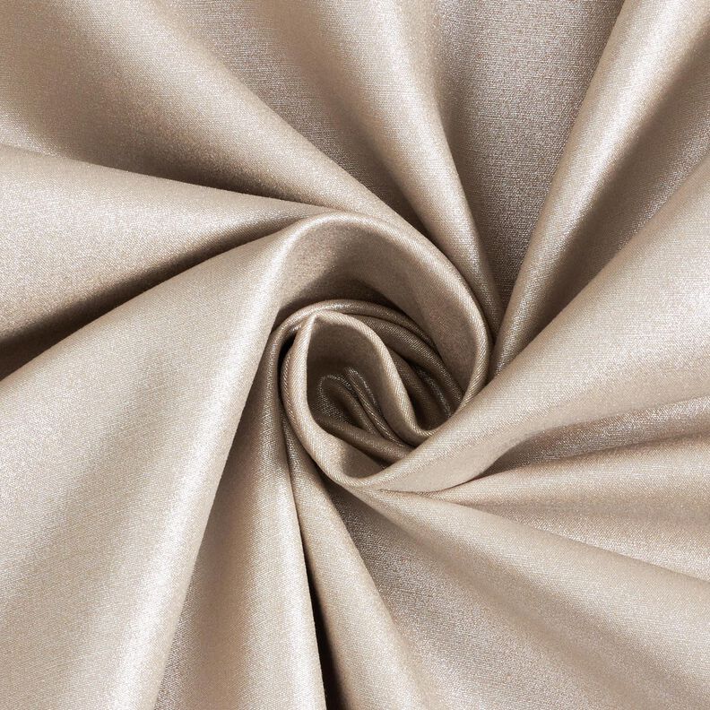 Połyskująca tkanina spodniowa strecz – złoty metaliczny/beż,  image number 1