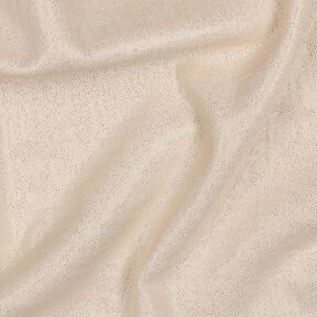 Muślin / Tkanina double crinkle drobne błyszczące kropki | Poppy Fabrics – piasek, 