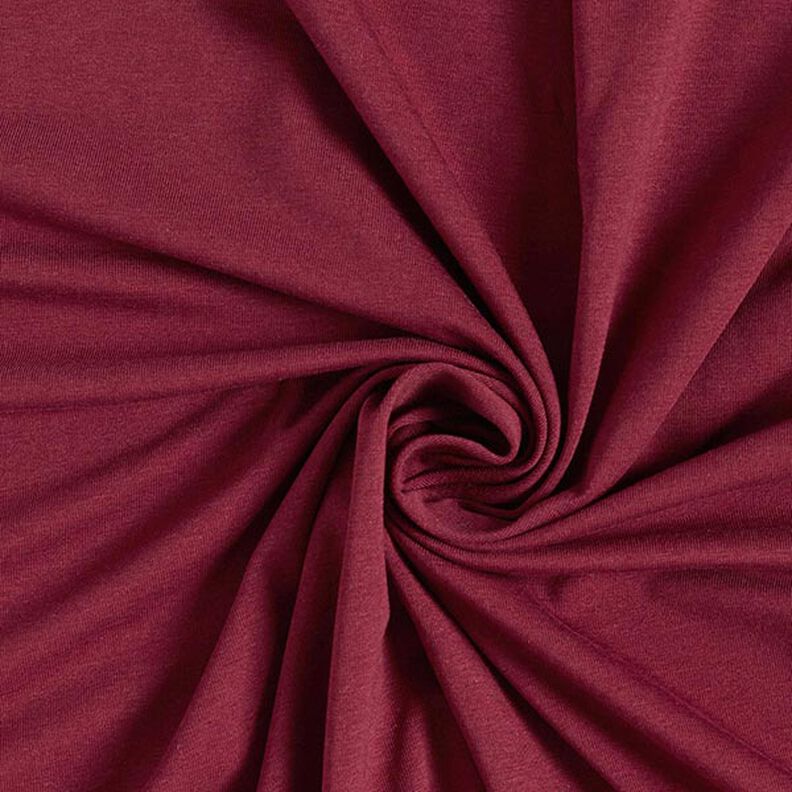 Bambus Dżersej wiskozowy Jednokol – bordo,  image number 1
