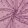 Dżersej prążkowany rozproszone serca | Poppy Fabrics – pastelowy fiolet/merlot,  thumbnail number 3