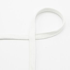 płaski sznurek Bluza z kapturem Bawełna [15 mm] – biel, 