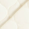 Tkanina pikowana wzór koła – mleczna biel,  thumbnail number 4