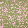 Satyna bawełniana Magnolia | Nerida Hansen – pistacja/róż,  thumbnail number 1
