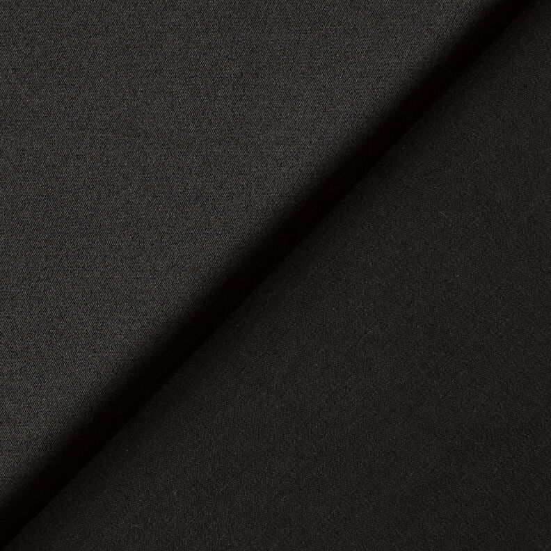 Satyna z mieszanki bawełny, jednokolorowa – czerń,  image number 3