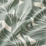 Tkanin dekoracyjna Panama eleganckie liście – zieleń trzcinowa/naturalny,  thumbnail number 2