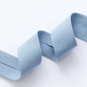 Taśma skośna Biobawełna [20 mm] – jasnoniebieski jeans, 