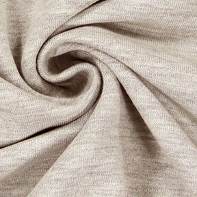 Lekka dresówka pętelkowa french terry melanż – jasnoszary, 