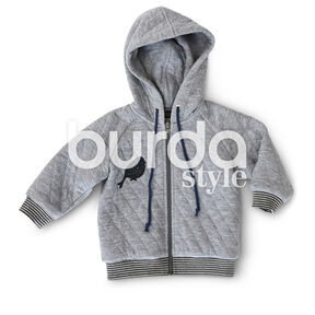 Kurteczka niemowlęca | Wdzianko | Spodnie, Burda 9349 | 68 - 98, 
