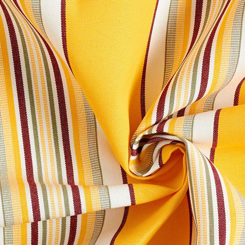 Tkanina na markizy szerokie i wąskie paski – słoneczna żółć/biel,  image number 3