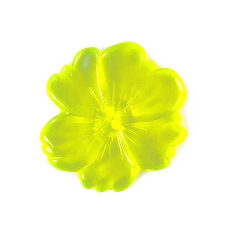 Guzik plastikowy, Neon Flower 2,  image number 1