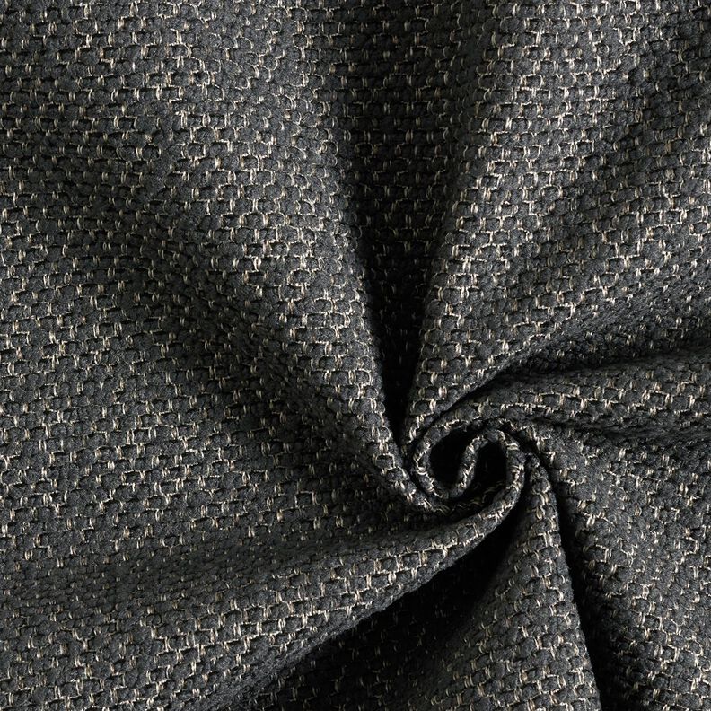 Tkanina outdoor efekt bouclé – antracyt,  image number 1