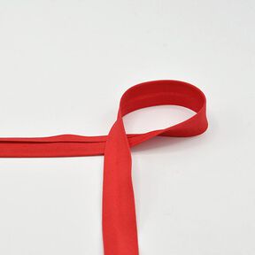 Taśma skośna bawełniana Popelina [20 mm] – chili, 