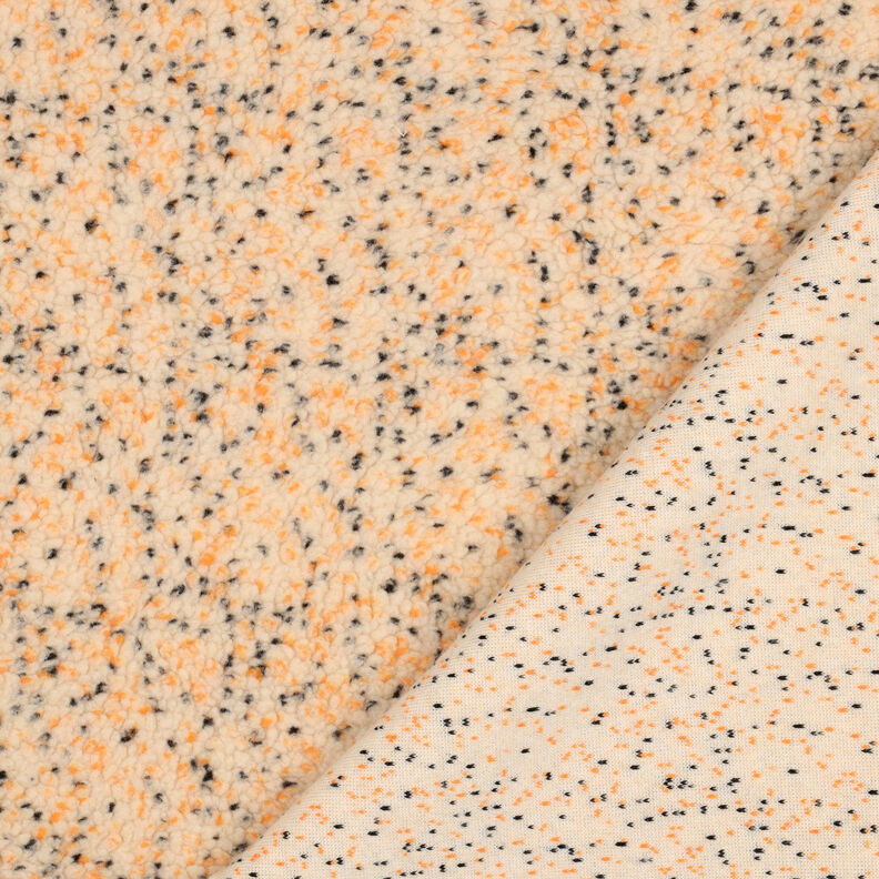 Puszysty plusz Tweed Melanż | Poppy Fabrics – beż, image number 5