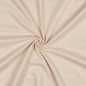 Muślin / Tkanina double crinkle drobne błyszczące kropki | Poppy Fabrics – piasek, 